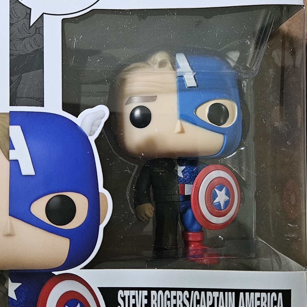 Funko Captain America Blue and Red Figure